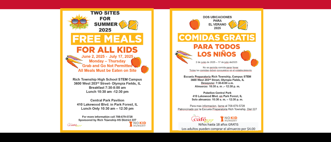 Free Summer Meal Program – June 2 to July 17, 2025