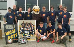 The team and the eagle land in York, PA, for the FTC East Super Regional
