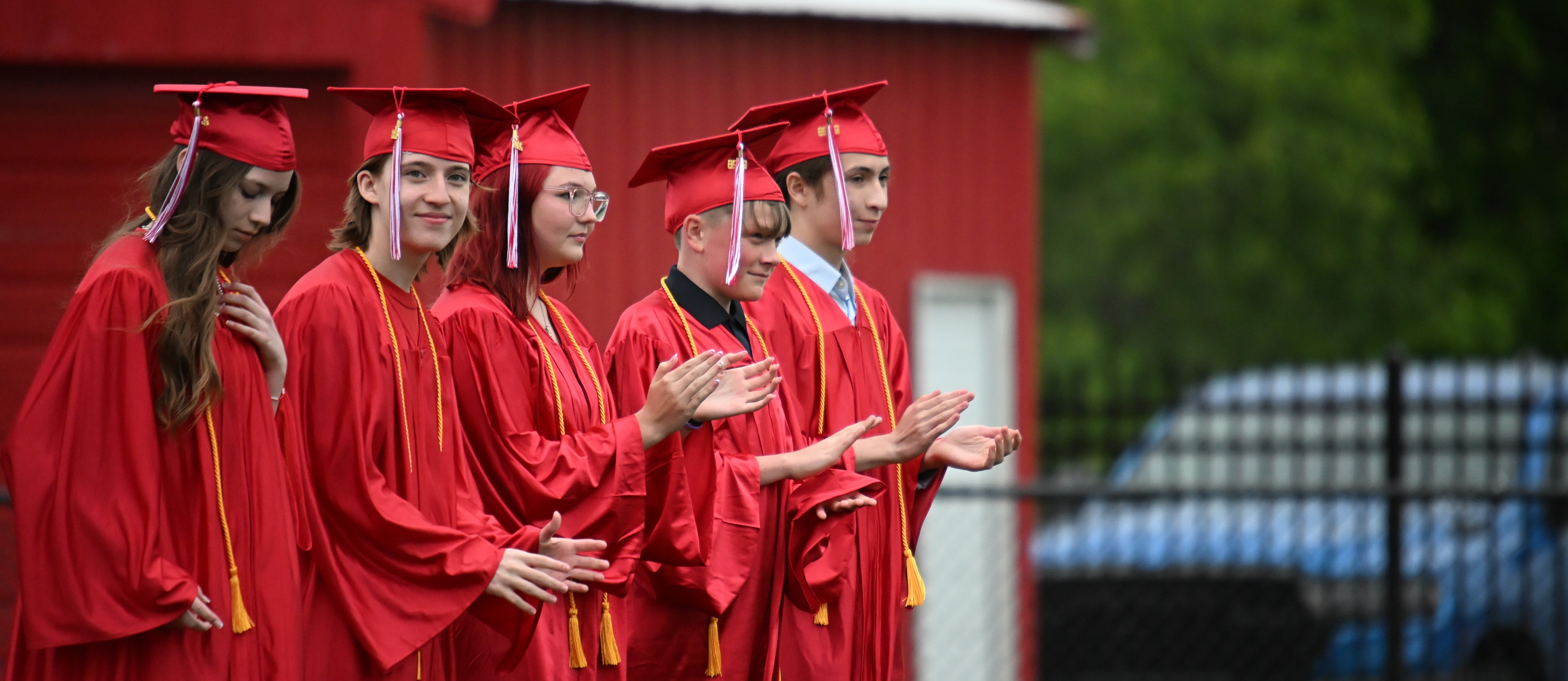 5 of the 10 8th Grade Honor Students