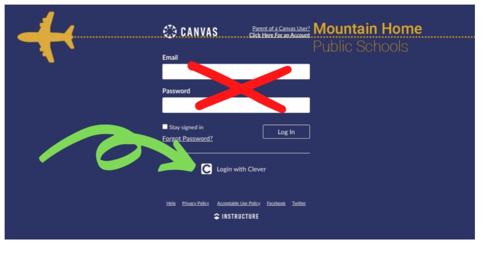 graphic showing canvas login screen