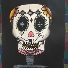 Aayden Skull Painting