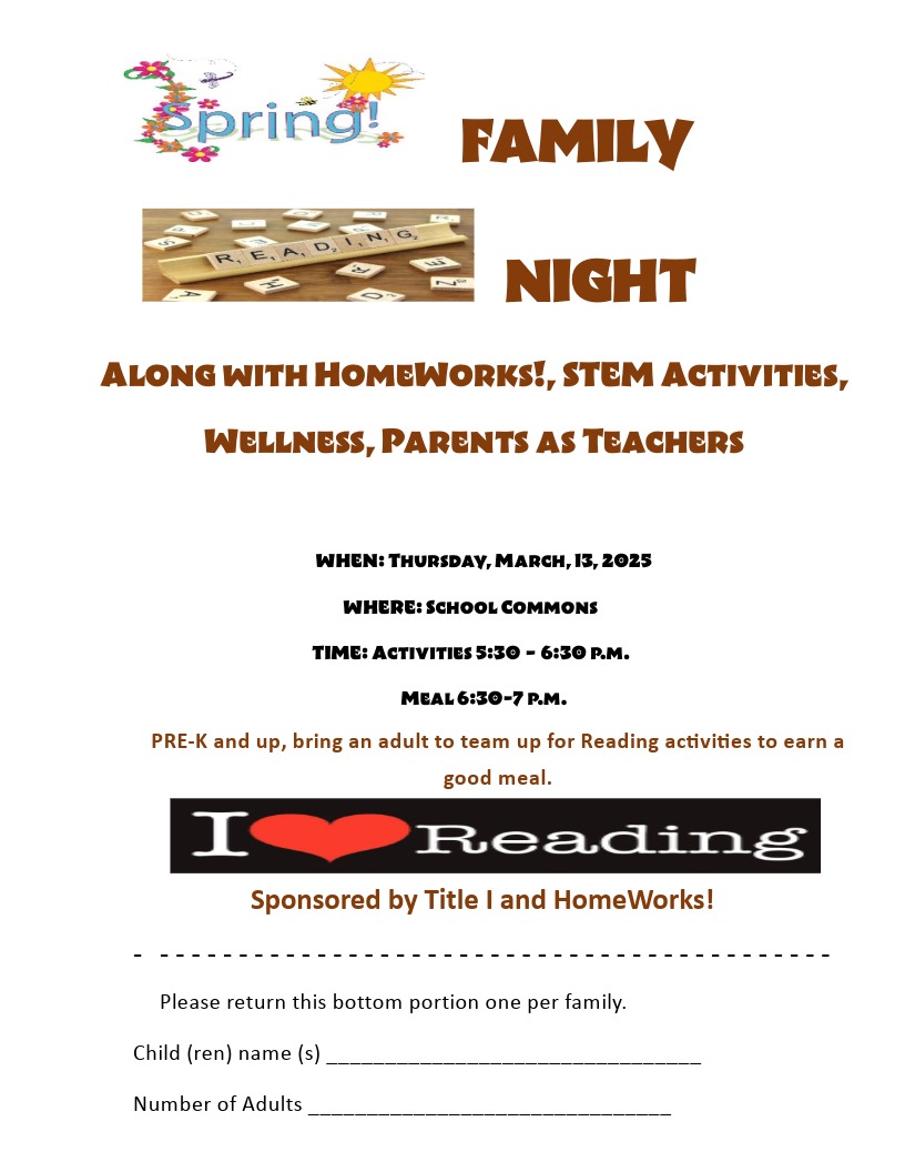 Math Night Flyer