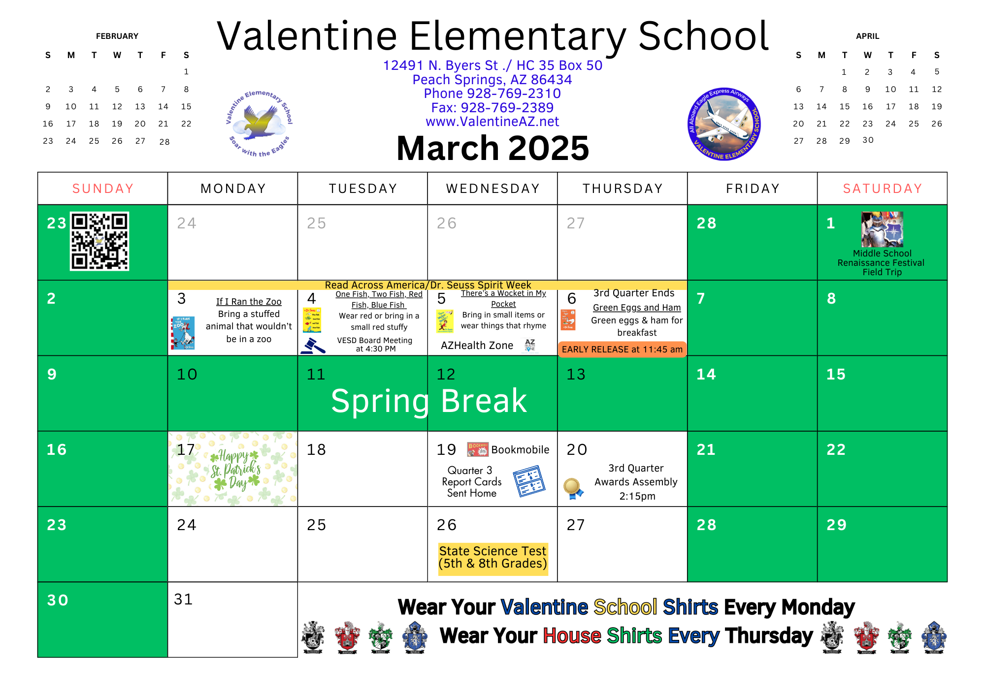 March 2025 Events Calendar