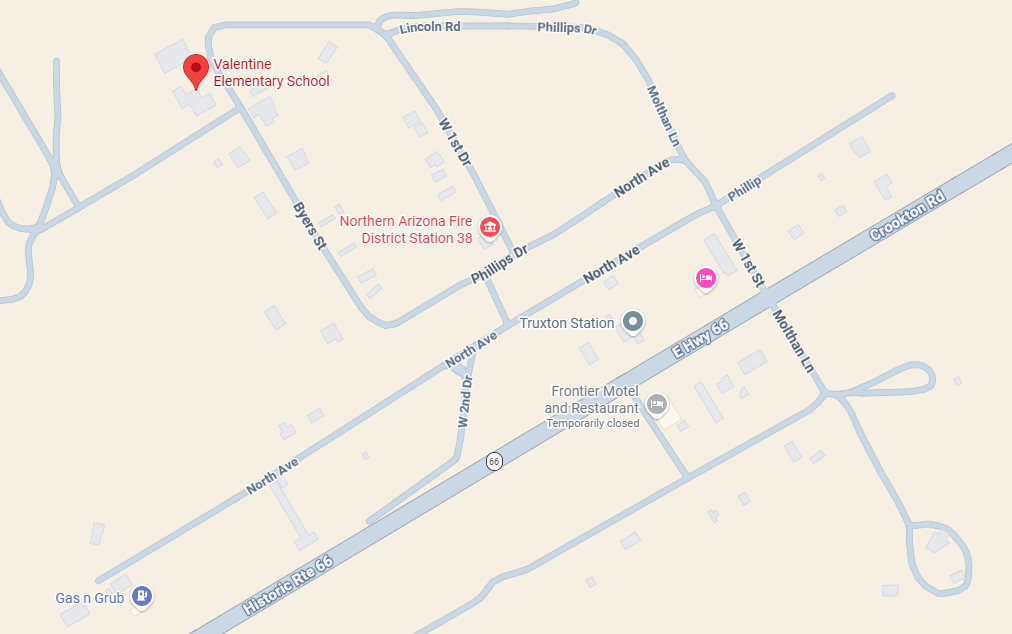 Valentine ESD Map Location