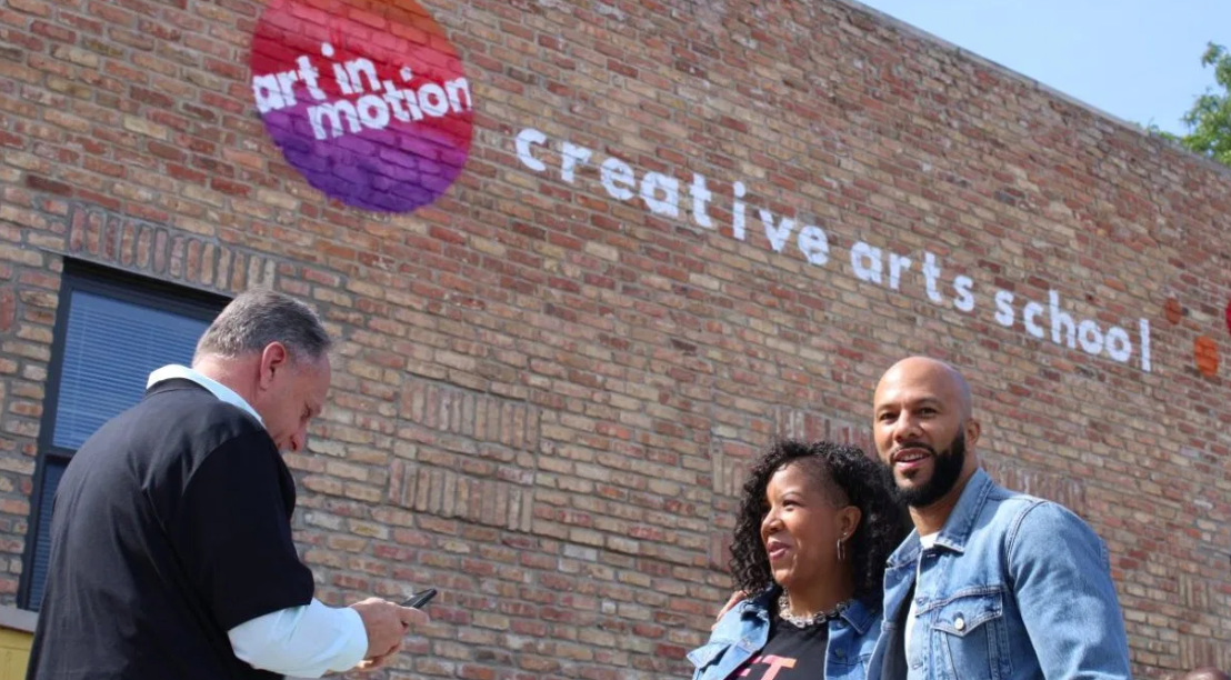 Common Welcomes Students To His New South Shore Arts-Focused School