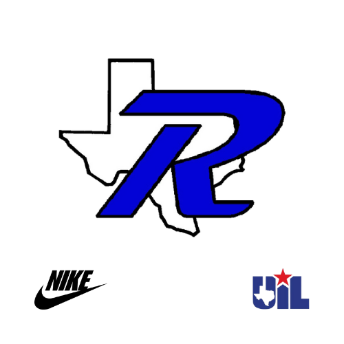 Texas R with Nike logo and UIL logo