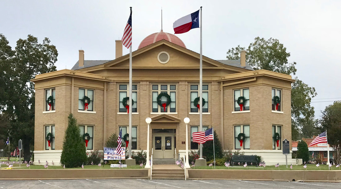 Rains County Courthouse on Veterans' Day
