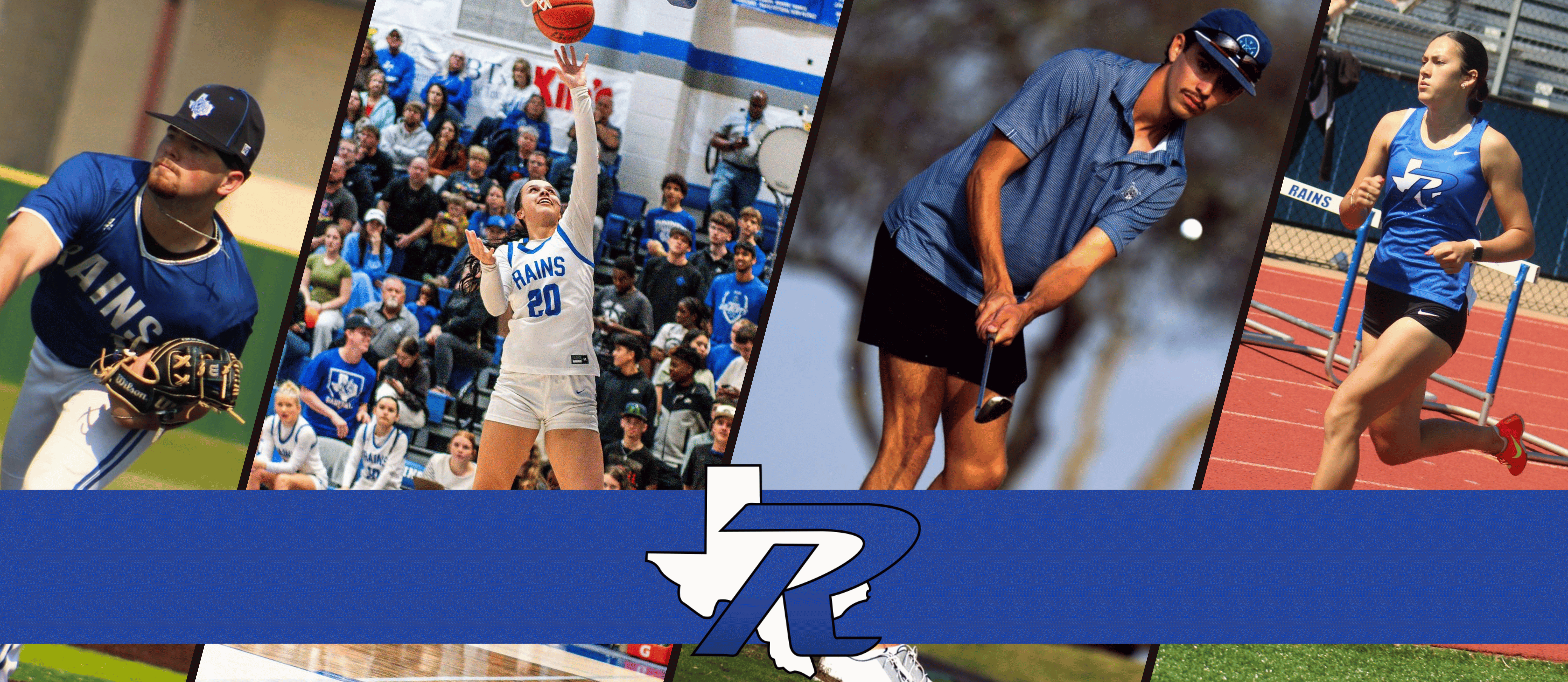 Picture collage of student athletes 