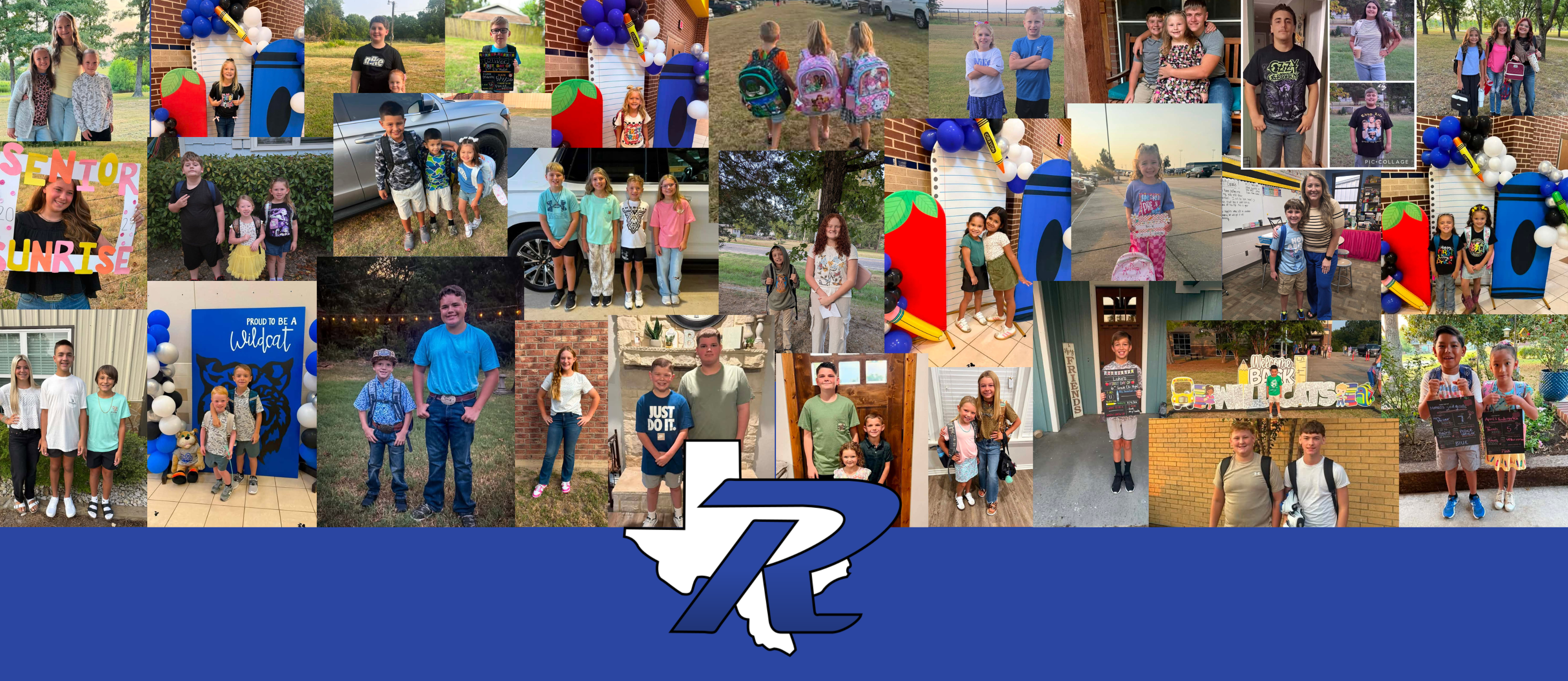 First day of school pictures collage 