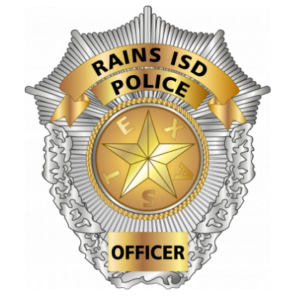 Rains ISD Police Department Badge Logo