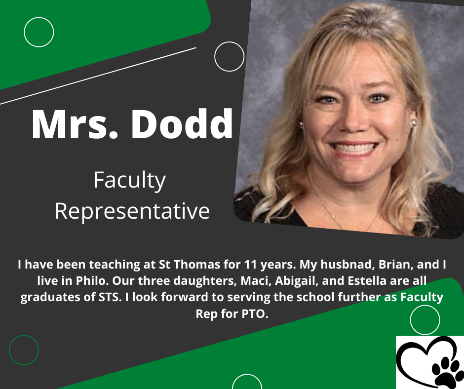 Mrs. Dodd - Faculty Representative 