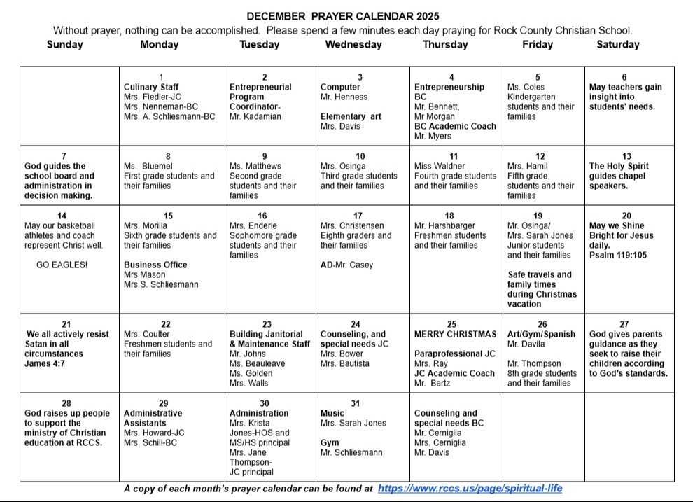 Rock County Christian School