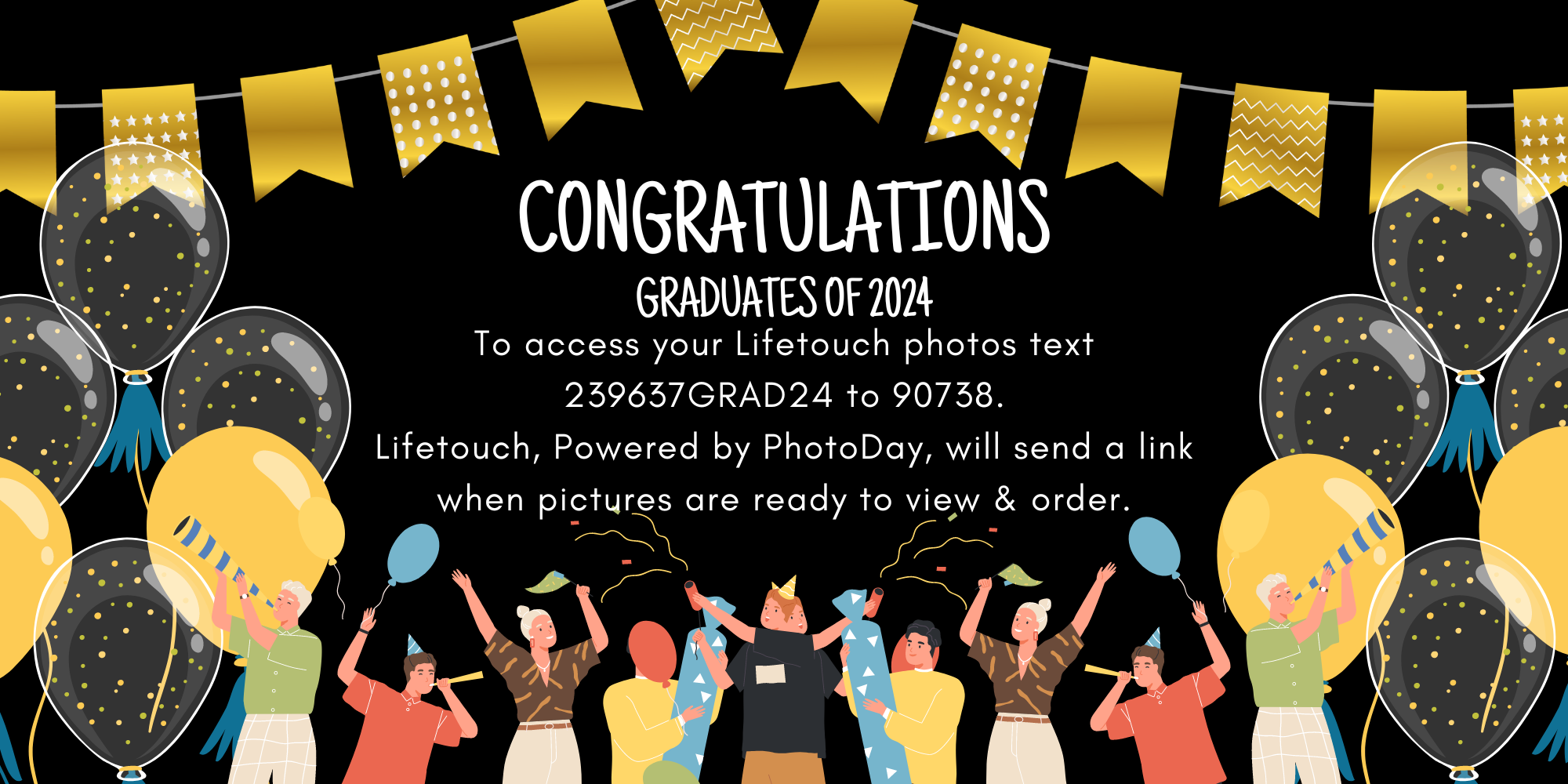 Grad Congratulations with Picture Order Details