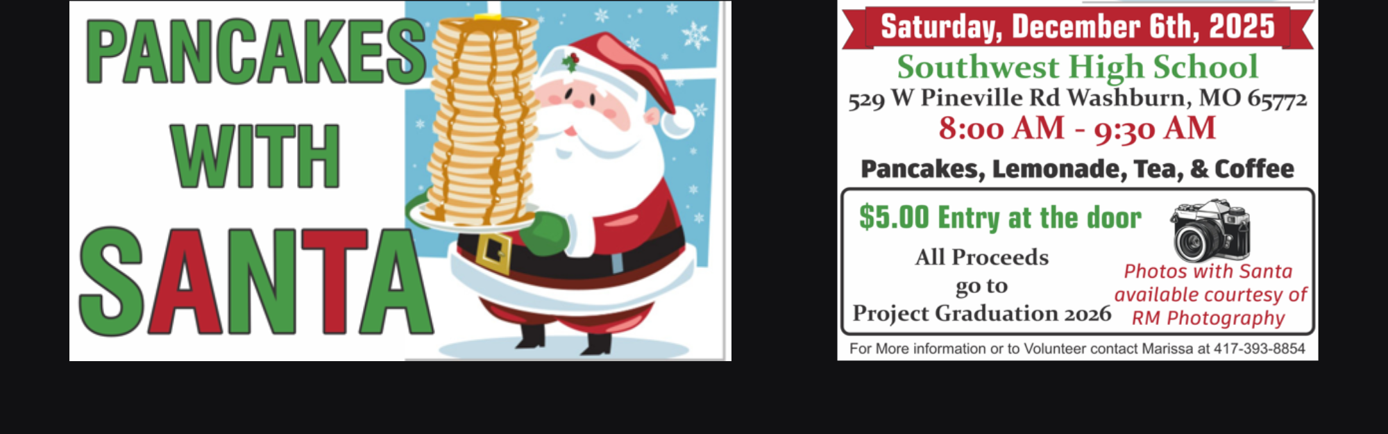 Pancakes with Santa