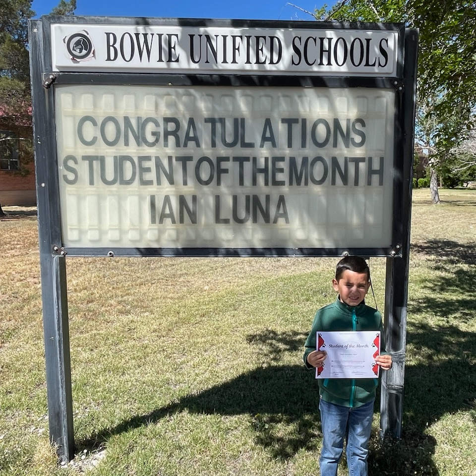 April student of the month