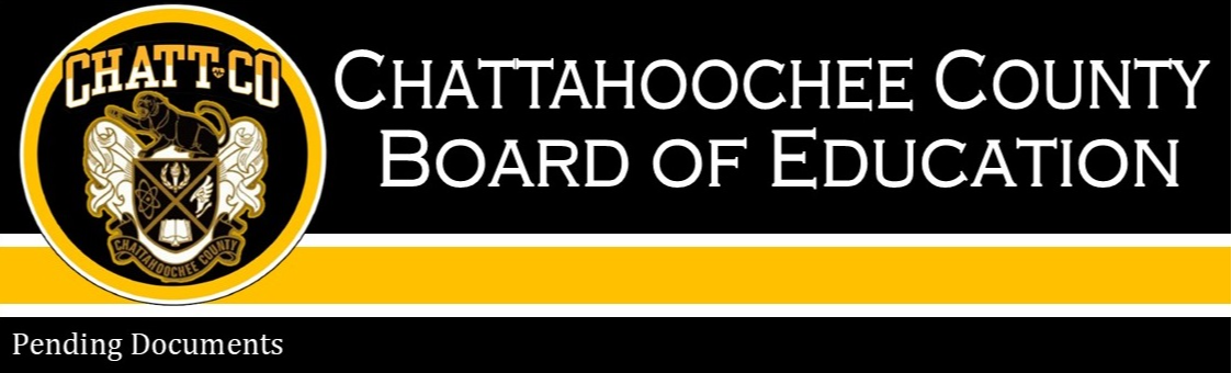 ChattCo BOE Board Policies Pending Review