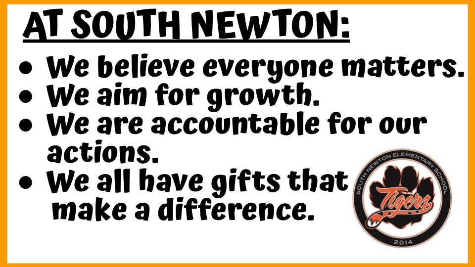 the south newton mission statement