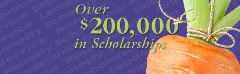 Over $200,000 in Scholarships