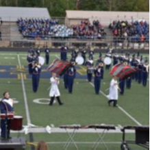 Gobles marching band at Hastings invitational photo