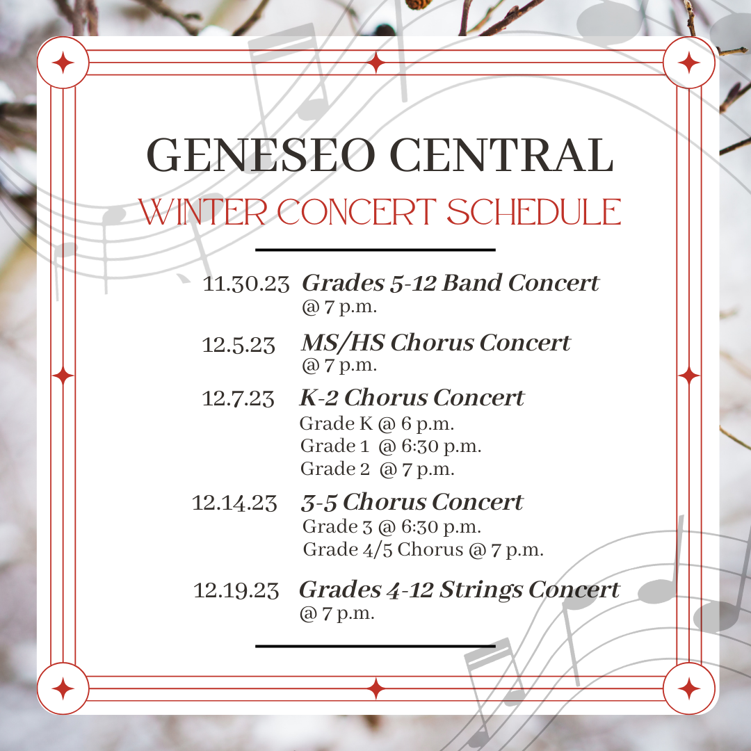 winter concert schedule