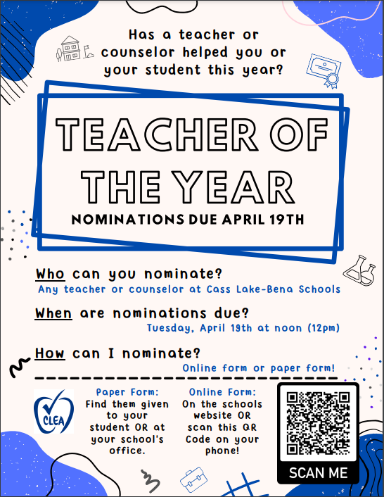 Teacher of the Year Flyer
