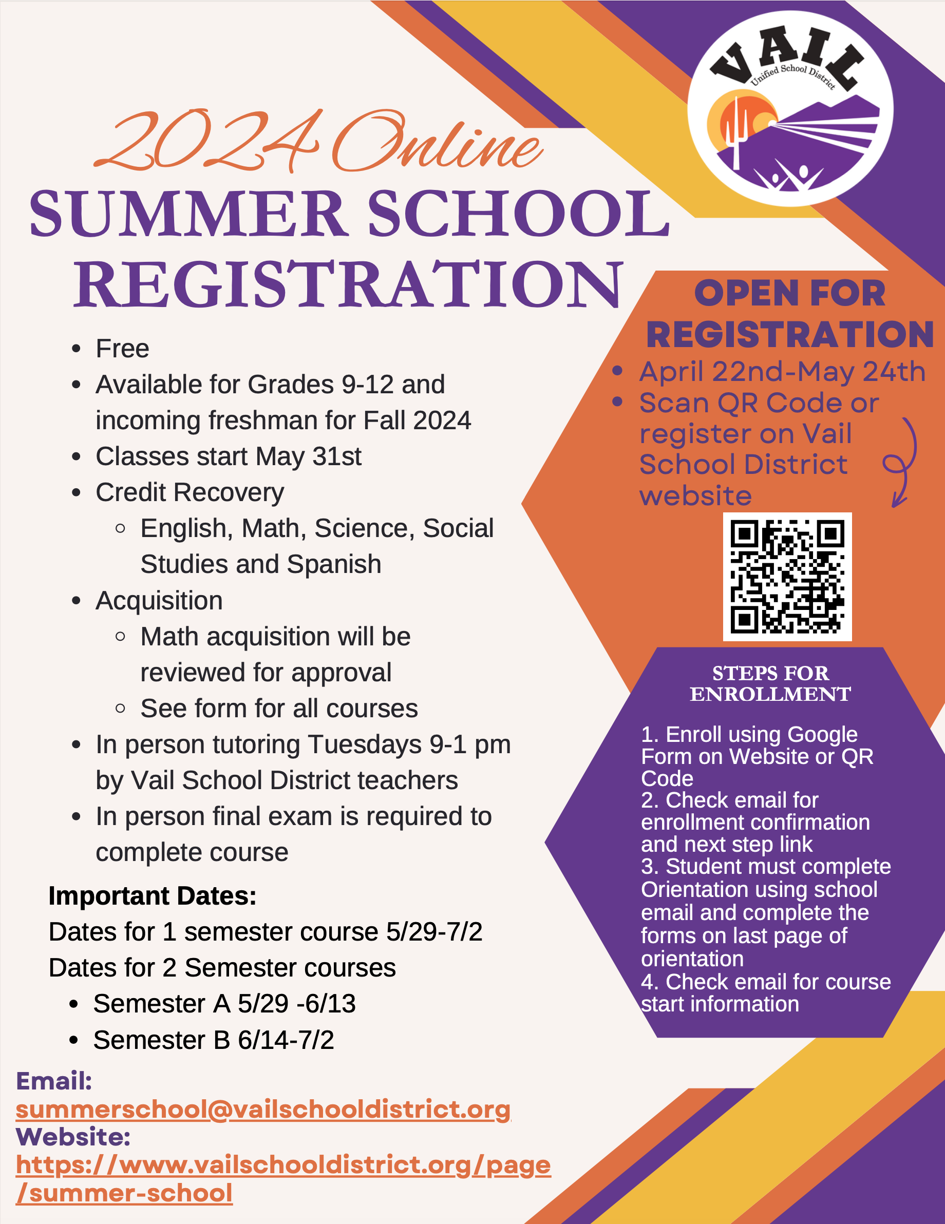 2024 online summer school registrationb