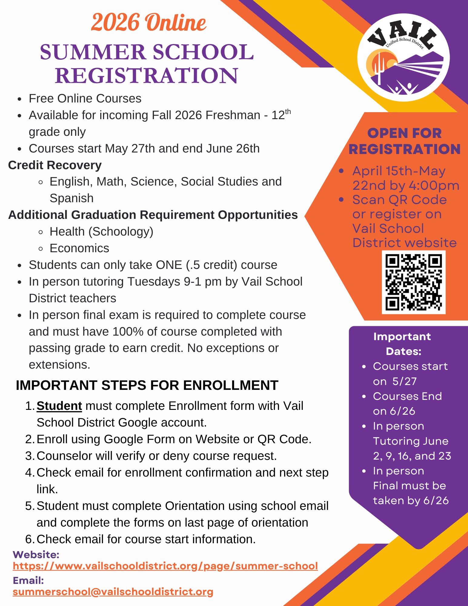 summerschool flyer