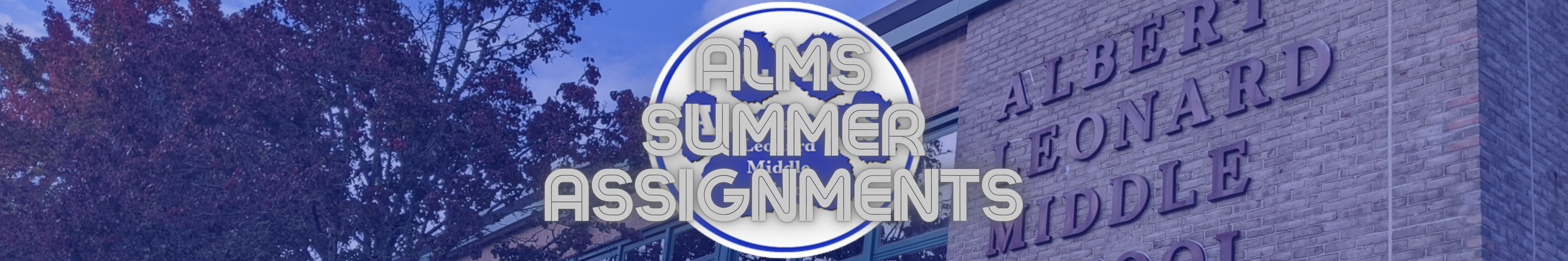ALMS Summer Assignments banner