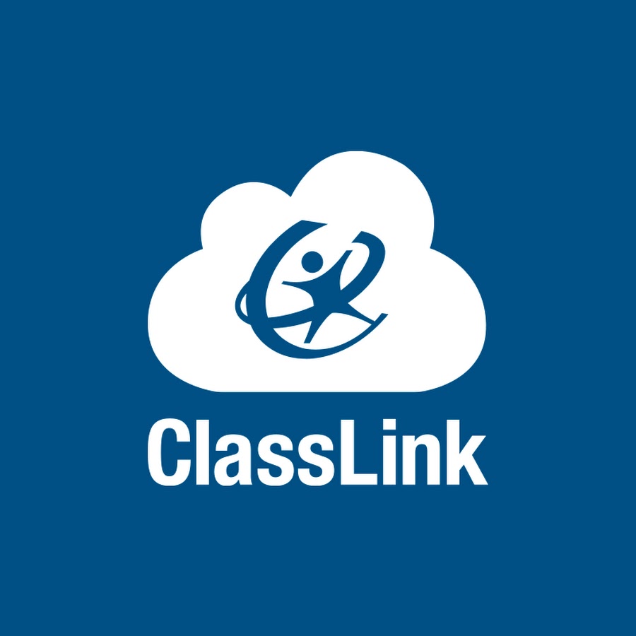 A photo of the ClassLink icon on a blue background