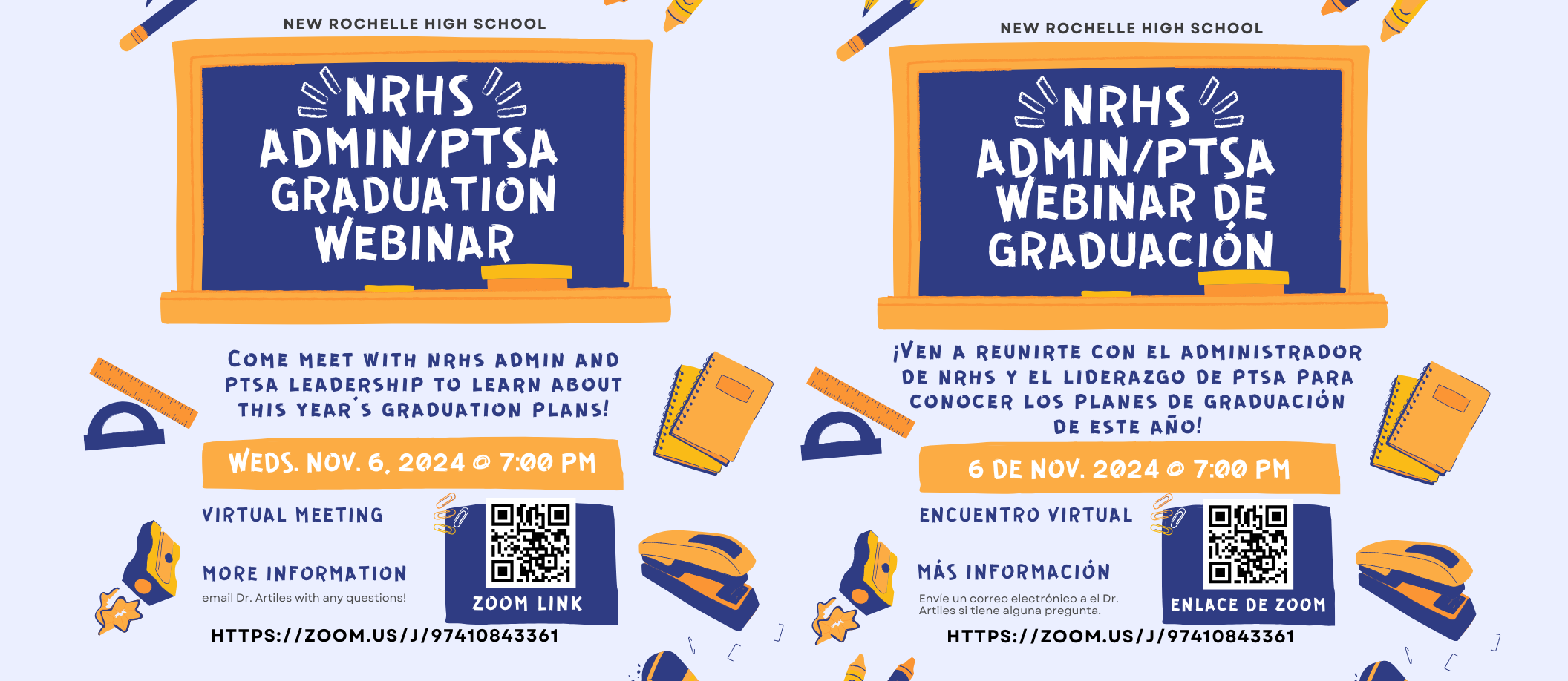 grad meeting flyer