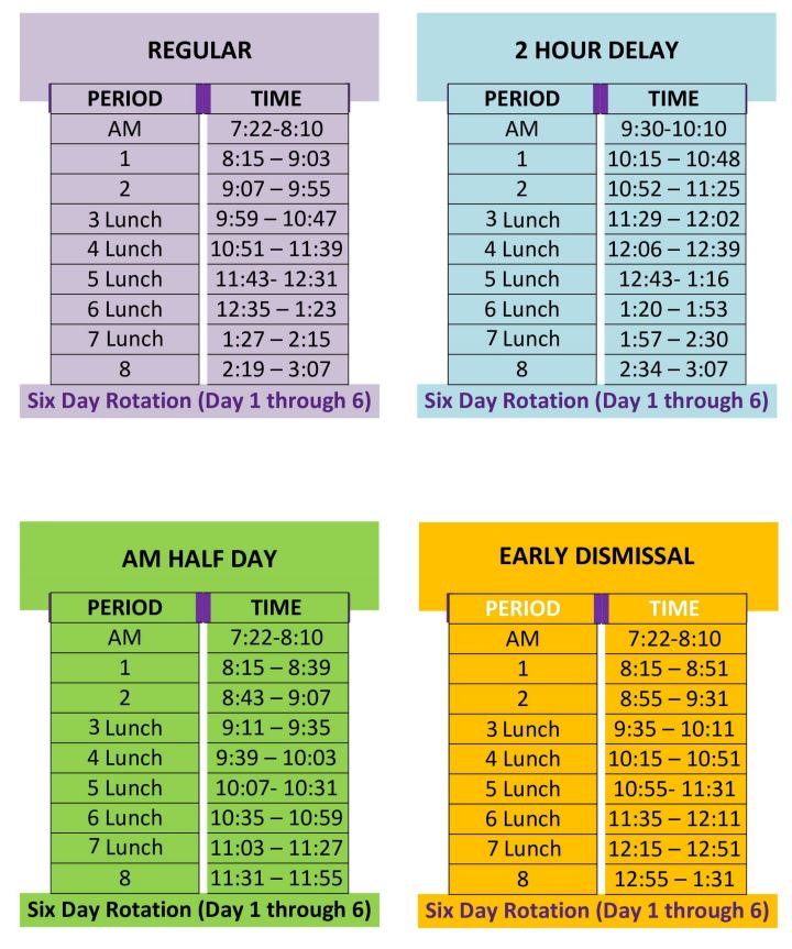 Bell Schedule