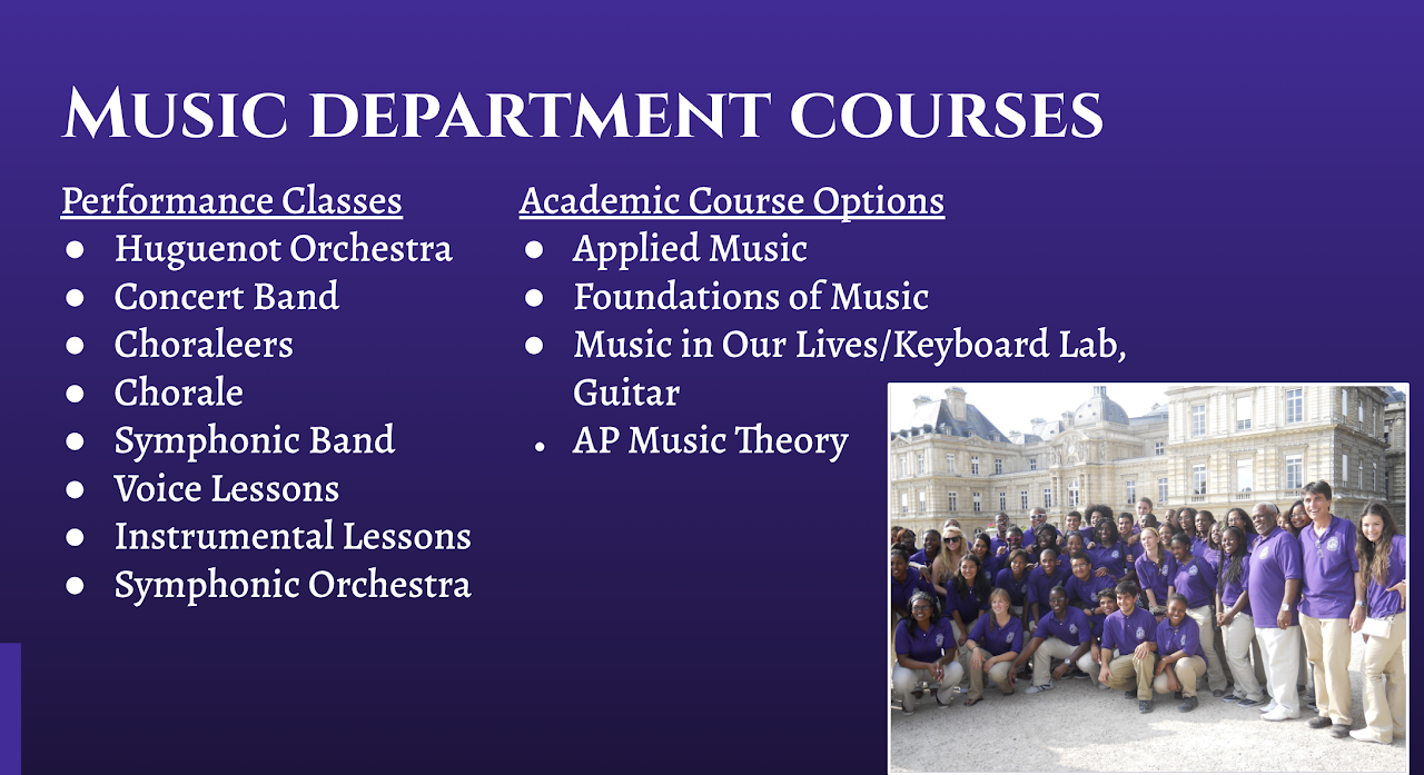 Music Department Courses