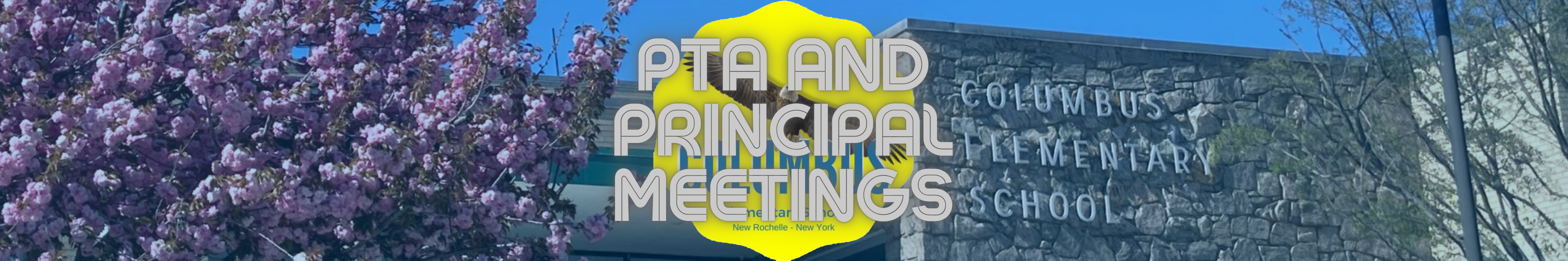 PTA and Principal Meetings banners