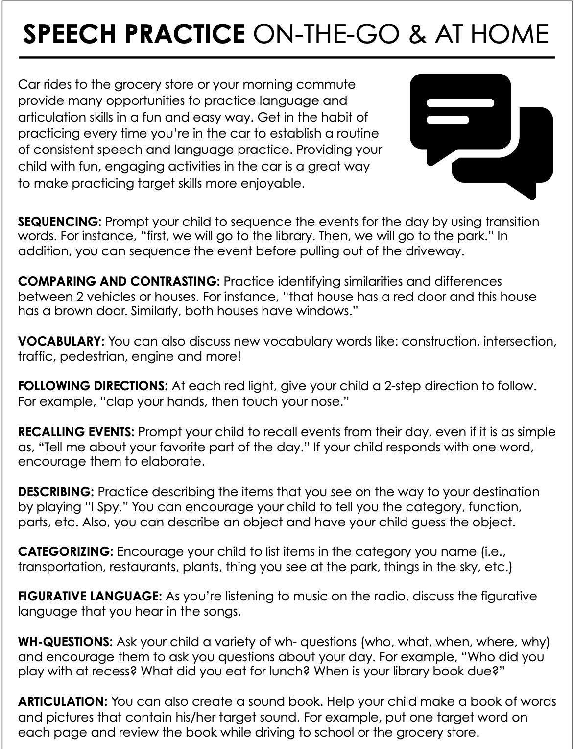 Speech Practice