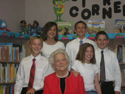 Barbara Bush at Bush Elementary