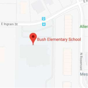 map of bush