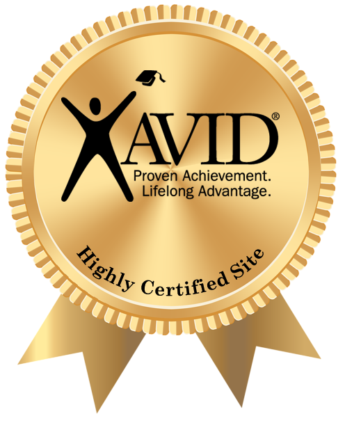 AVID highly certified site logo