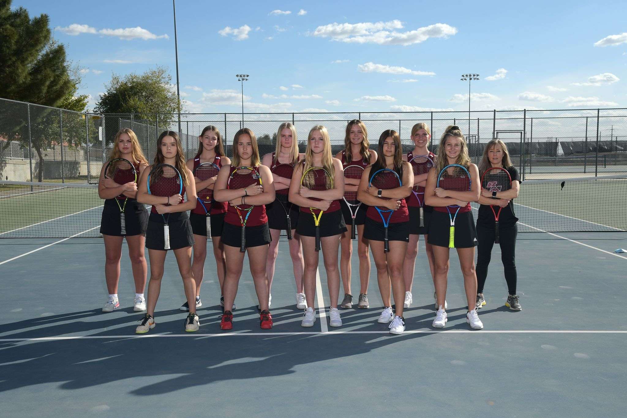 Girls Tennis team