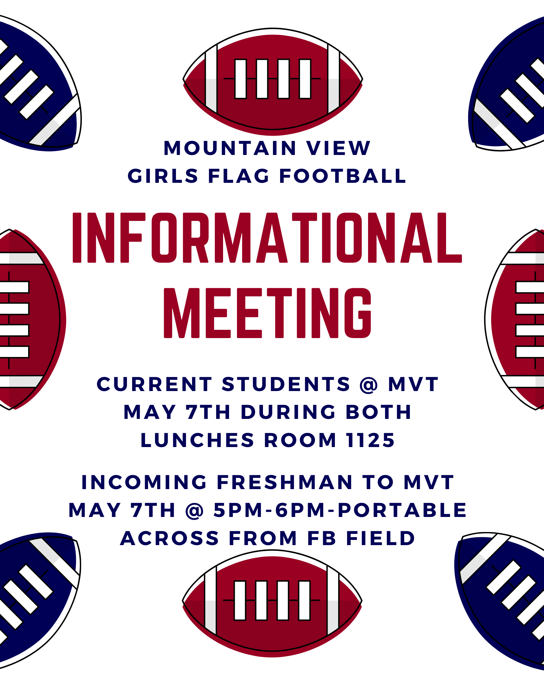 girls flag fb info meeting