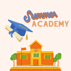 summer academy school diploma and cap