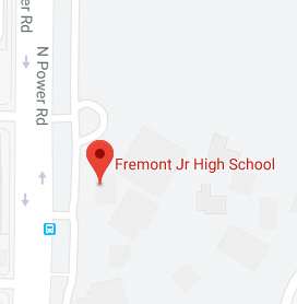 Map to Fremont Junior High