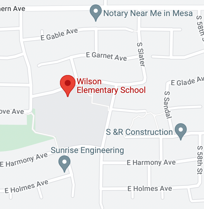 map of Wilson  location