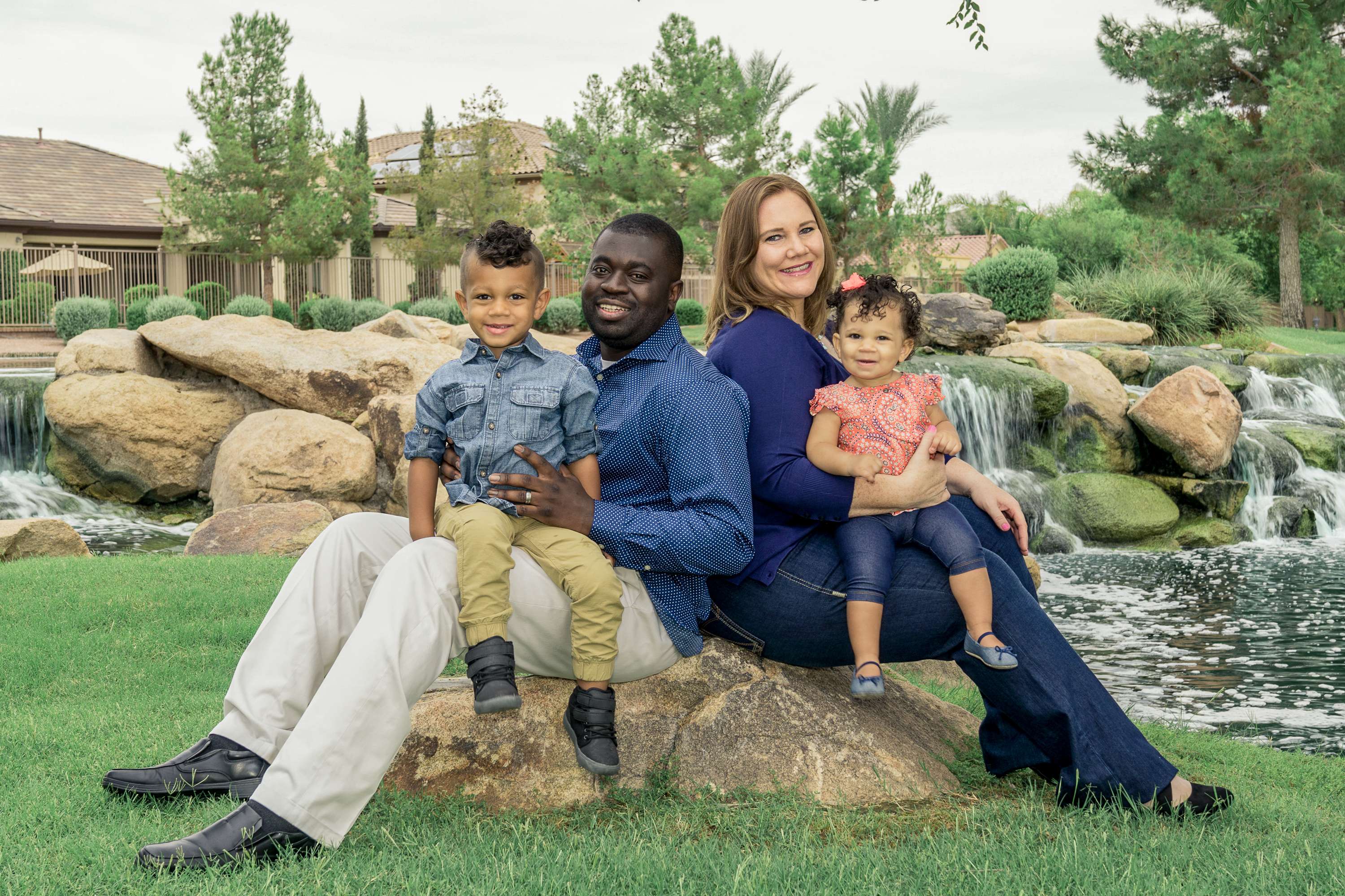 Mrs. Bishop and family