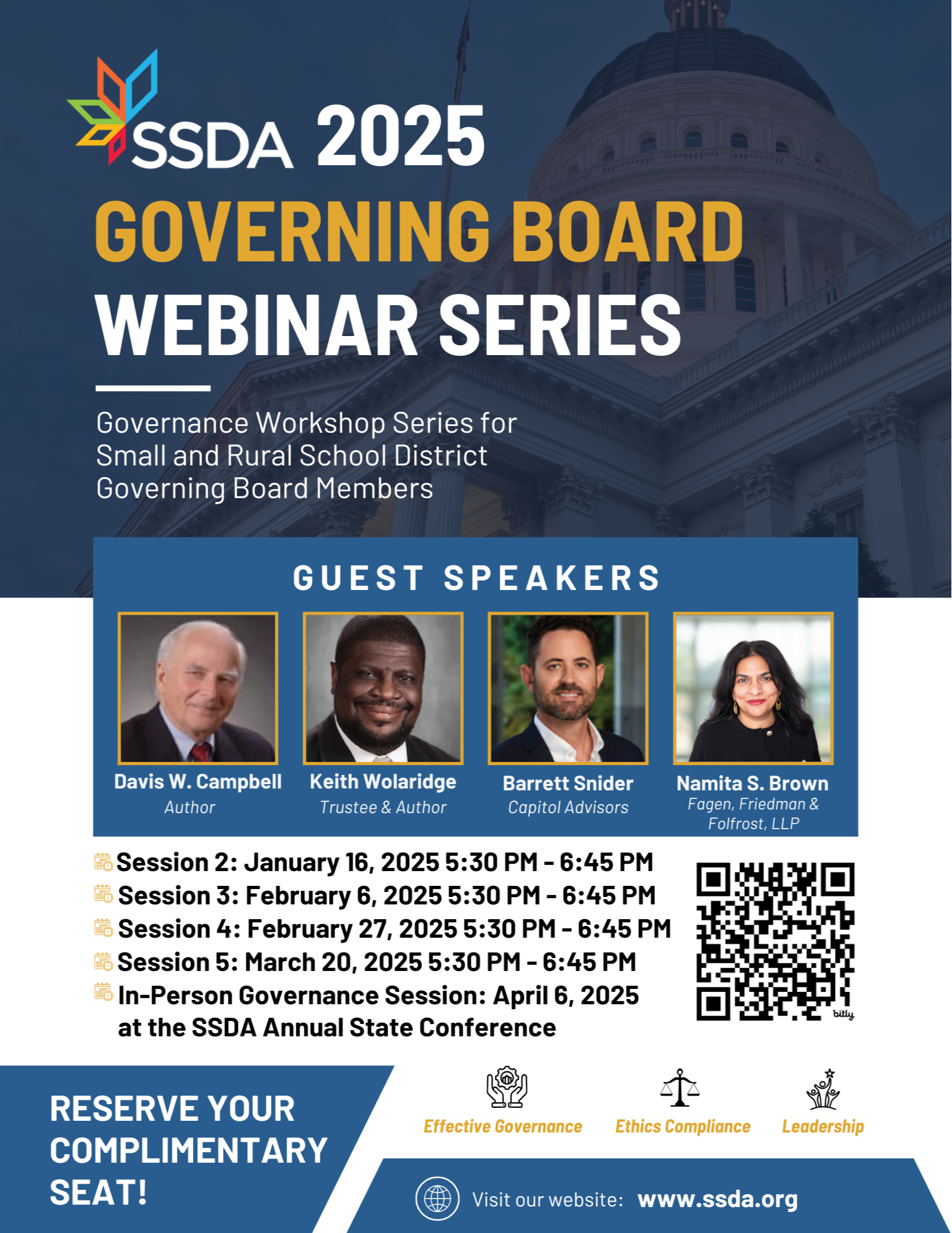 Governance Workshop Series for Small and Rural School District Governing Board Members