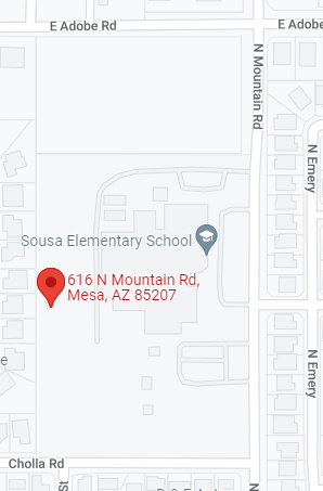 Map of Sousa Elementary