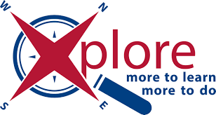 Xplore logo more to learn more to do