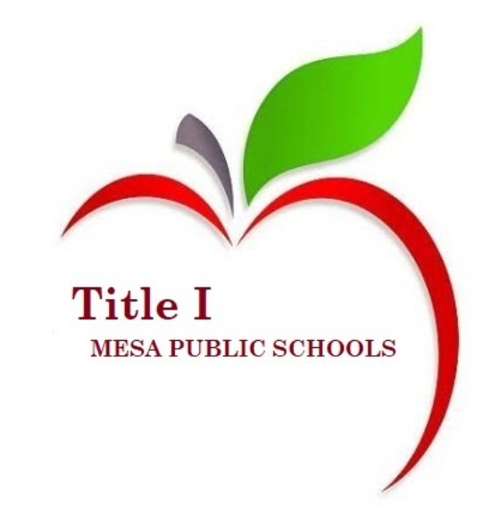 Title 1 logo mesa public schools apple logo