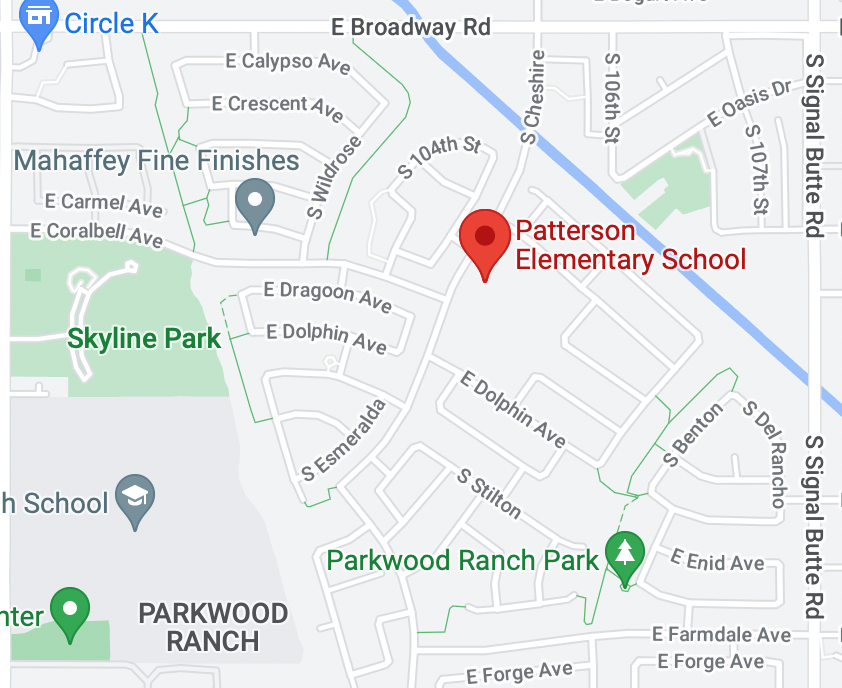 map of Patterson  location