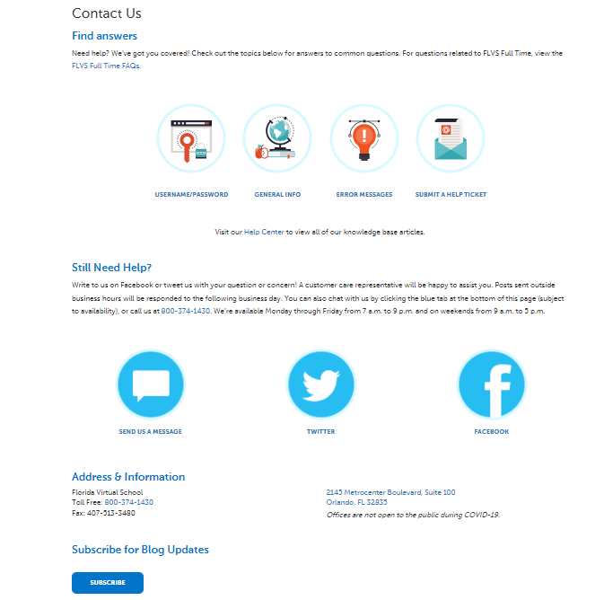 FLVS contact