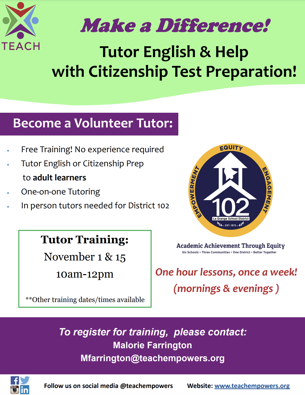 tutor info